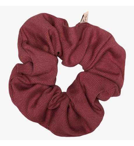 The Girl Club Ruby Rib Cotton Scrunchie