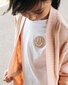 The Girl Club Pink Cable Organic Cotton Cardigan