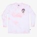 The Girl Club Tie Dyed Flame Heart Straight Hem Tee