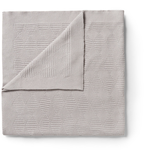 Wilson & Frenchy Knitted Jacquard Blanket - Nimbus Cloud