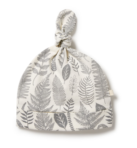 Wilson & Frenchy Organic Knot Hat - Hello Fern