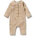 Wilson & Frenchy Organic Waffle Slouch Growsuit - Fog Fleck