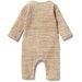 Wilson & Frenchy Organic Waffle Slouch Growsuit - Fog Fleck