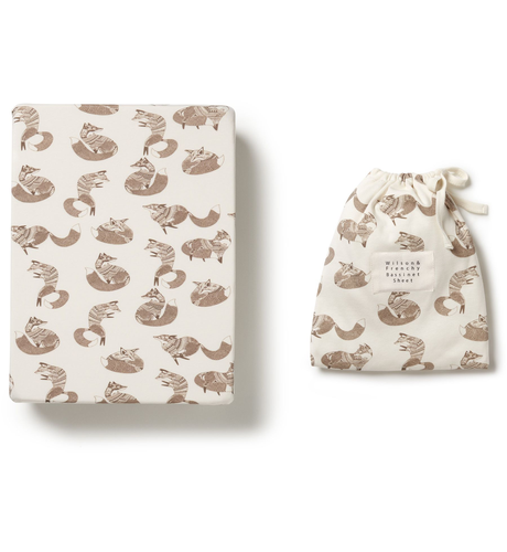 Wilson & Frenchy Organic Bassinet Sheet - Mr Fox