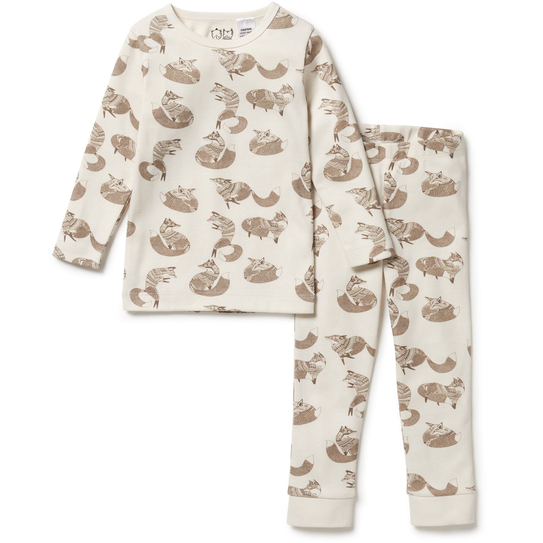 Wilson & Frenchy Organic Long Sleeve Pyjamas - Mr Fox - SALE-Sale Baby ...