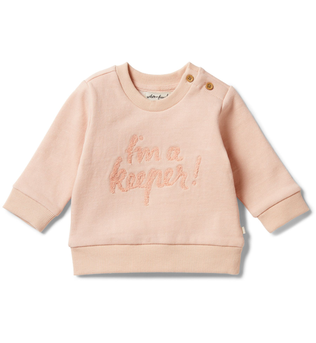 Wilson & Frenchy Organic French Terry Sweat - Peachy
