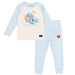 Rock Your Kid A Rainbow Day PJ Set - Cream/Blue