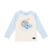 Rock Your Kid A Rainbow Day PJ Set - Cream/Blue