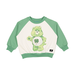 Rock Your Kid Good Luck Bear Sweatshirt - Cream/Green