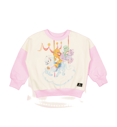 Rock Your Kid Carousel Sweatshirt - Pink