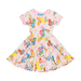 Rock Your Kid Friendship & Rainbows S/S Waisted Dress