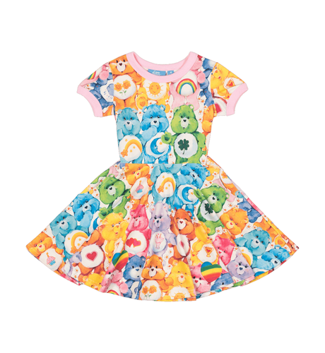 Rock Your Kid Love One Another S/S Waisted Dress