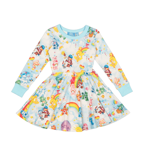 Rock Your Kid Reach For The Stars L/S Waisted Dress
