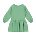 Rock Your Kid Rainbow Day Raglan Sleeve Dress - Green