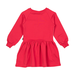 Rock Your Kid Tender Heart Cares Raglan Sleeve Dress - Red