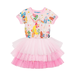 Rock Your Kid Friendship & Rainbows S/S Circus Dress