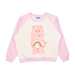 Rock Your Mama Cheer Bear Adult Sweatshirt - Cream/Pink