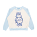 Rock Your Mama Grumpy Bear Adult Sweatshirt - Cream/Blue