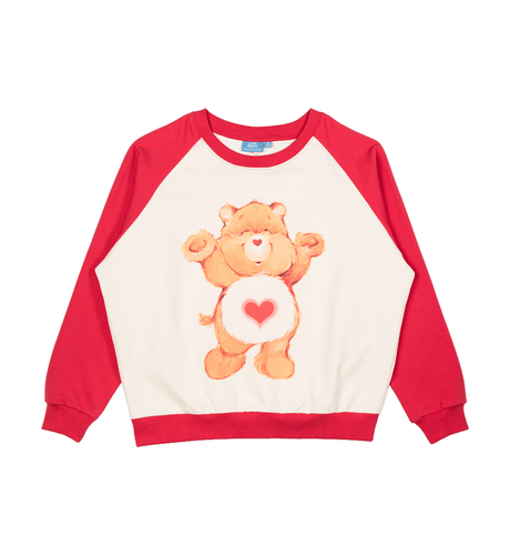 Rock Your Mama Tender Heart Cares Adult Sweatshirt - Cream/Red
