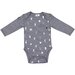 LFOH  Blake Bodysuit - Grey Marle Alphabet