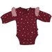 LFOH  Luna Bodysuit - Merlot Mini Heart