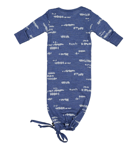 LFOH  The Newcomer Baby Gown - Denim Marle Stipple