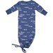 LFOH  The Newcomer Baby Gown - Denim Marle Stipple