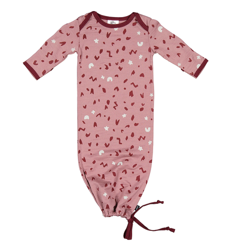 LFOH  The Newcomer Baby Gown - Orchid Sprinkles