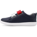 Bobux Kid+ Grass Court Switch Shoe - Navy (Red + Silver Metallic)