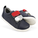 Bobux iWalk Grass Court Switch Shoe - Navy (Red + Silver Metallic)