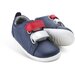 Bobux Step Up Grass Court Switch Shoe - Navy (Red + Silver Metallic)