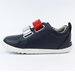 Bobux Step Up Grass Court Switch Shoe - Navy (Red + Silver Metallic)