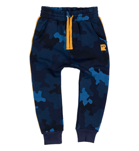 Rock Your Kid Blue Peace Brother Track Pants