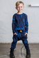 Rock Your Kid Blue Peace Brother Track Pants