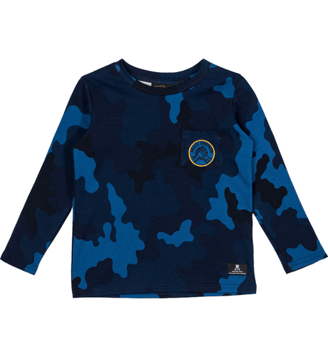 Rock Your Kid Blue Peace Brother L/S T-Shirt