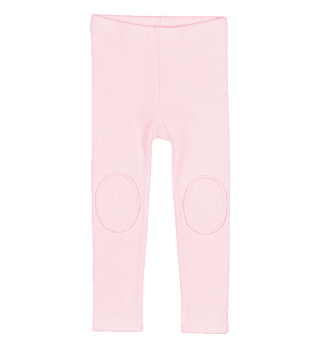 Rock Your Kid Pale Pink Knee Patch Tights