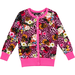 Rock Your Kid Pink Leopard Floral Cardigan