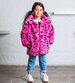 Rock Your Kid Pink Dalmation Faux Fur Jacket