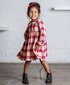 Rock Your Kid Burgundy Plaid Dress