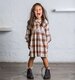 Rock Your Kid Mustard Plaid Dress