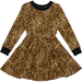 Rock Your Kid Leopard Skin Waisted Dress