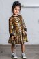 Rock Your Kid Tiger Skin Waisted Dress