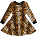 Rock Your Kid Tiger Skin Waisted Dress