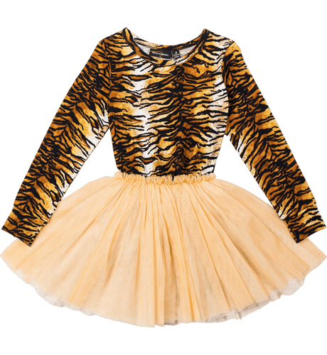 Rock Your Kid Tiger Skin L/S Circus Dress