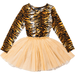 Rock Your Kid Tiger Skin L/S Circus Dress