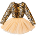 Rock Your Kid Tiger Skin L/S Circus Dress