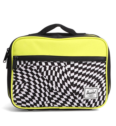 Herschel Pop Quiz Lunch Box - Warp Check/Sulphur Spring