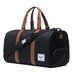 Herschel Novel Duffle (42.5L) - Black/Tan Synthetic Leather