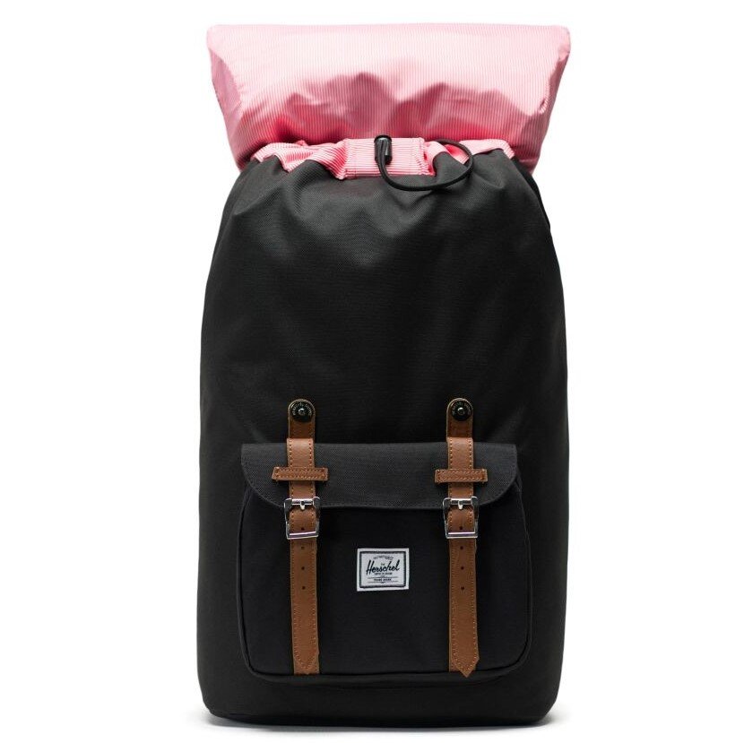 Herschel Little America Backpack (25L) Black/Tan Synthetic