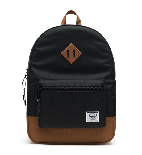 Herschel Youth Heritage Backpack (16L) - Black/Saddle Brown